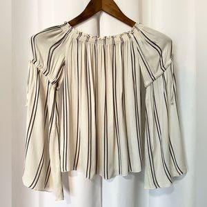 Cream & Grey Blouse - Chaser